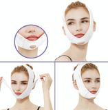  073 Phiên bản nâng cấp màu trắng dành cho nam và nữ Băng bó nâng cơ mặt V Mặt nạ tạo hình cằm đôi 