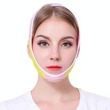  073 Phiên bản nâng cấp màu trắng dành cho nam và nữ Băng bó nâng cơ mặt V Mặt nạ tạo hình cằm đôi 