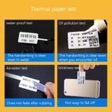  Giấy nhãn nhiệt Giấy tự dính Tài sản cố định Thẻ quần áo thực phẩm Thẻ giá cho NIIMBOT B11 / B3S, Kích thước: 25x15mm 460 Tờ 