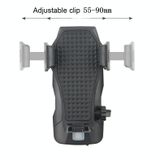  Đèn chiếu sáng dành cho xe đạp 500LM Giá đỡ điện thoại di động đa chức năng Đèn trước đi xe có còi 4000 mAh (Đen) 