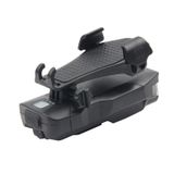  Đèn chiếu sáng dành cho xe đạp 500LM Giá đỡ điện thoại di động đa chức năng đi xe đạp Đèn trước có còi 2400 mAh (Đen đỏ) 