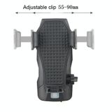  Đèn chiếu sáng dành cho xe đạp 500LM Giá đỡ điện thoại di động đa chức năng Đèn chiếu sáng phía trước có còi 2400 mAh (Đen cam) 