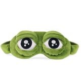 Mặt nạ mắt dễ thương sang trọng3D Frog Shade Cover Sleeping Rest Travel Eye Mask với túi đá 