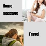  Sạc thông minh Rung động Massage Sưởi ấm Hồng ngoại Đai Palace (Hồng) 