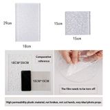  15 x 15cm Kết cấu acrylic Bảng nền Đạo cụ Ảnh nền Đồ trang trí hình học trang trí (Mẫu băng) 