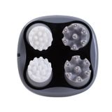  Máy mát xa đầu chống nước công suất cao có thể sạc lại Máy mát xa da đầu tại nhà Máy mát xa da đầu bằng tiếng Anh Bao bì + 2 đầu mát xa (Xanh Vani) 