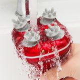  Máy mát xa da đầu Dụng cụ làm đẹp bằng điện Đa chức năng Dụng cụ vật lý trị liệu rung động đầu gối (Trắng) 