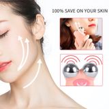  A210 Trẻ hóa da hộ gia đình Dụng cụ làm đẹp bằng sóng siêu nhỏ Dụng cụ mát xa tần số sóng vô tuyến trên khuôn mặt (Màu hồng) 