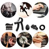  Thiết bị tay cầm đếm 5 trong 1 Thiết bị tay cầm điều chỉnh thể dục Bộ huấn luyện viên ngón tay (Xanh lá cây) 