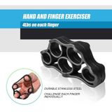  Thiết bị tay cầm đếm 5 trong 1 Thiết bị tay cầm điều chỉnh thể dục Bộ huấn luyện viên ngón tay (Xanh lá cây) 
