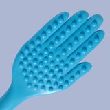  2 PCS Đa chức năng Cây cọ silicon toàn thân và Máy mát xa lưng Máy đánh trứng Giao màu ngẫu nhiên 