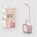  2 CHIẾC Đèn bàn dễ thương cho thú cưng USB Bảo vệ mắt tiết kiệm năng lượng Đèn LED phòng ngủ phòng ngủ tập thể Đèn ngủ, Giao màu ngẫu nhiên (Thỏ) 
