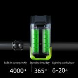  Đèn đồng hồ mã xe đạp không dây 3 trong 1 Ánh sáng mạnh Ánh sáng phía trước, Màu sắc: Nâng cấp Nổi (Xanh lam) 