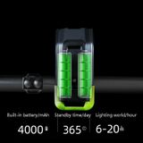  Đèn đồng hồ mã cho xe đạp không dây 3 trong 1 Ánh sáng mạnh phía trước, Màu sắc: Màu xanh dương Nâng cấp nổi + Đèn đuôi 