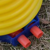  3 PCS 10 cm 700cc Bơm hơi nhỏ và bơm xuống Máy bơm hơi vận hành bằng chân cho vòng bơi / giường nước / giường nổi 