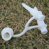  3 PCS 10 cm 700cc Bơm hơi nhỏ và bơm xuống Máy bơm hơi vận hành bằng chân cho vòng bơi / giường nước / giường nổi 