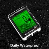  WEST BIKING Mountain Bike Wireless Code Meter Large-Screen Multifunctional Waterproof Speedometer 