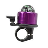  5pcs Bicycle Bell Mountain Bike Compass Aluminum Alloy Bell Riding Equipment Accessories, Random Color Delivery 