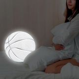  MILACHIC Số 7 Bóng rổ phản xạ ba chiều có thể nhìn thấy vào ban đêm Bóng rổ sao cầu vồng (Hình vuông đẹp trăng trắng 6722) 