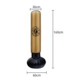  PVC dành cho người lớn Trẻ em Dày Dày Túi đấm thổi hơi Tumbler Cột đấm bốc bơm hơi, Chiều cao: 1,6m 