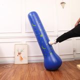  Mô hình Mặt trăng và các ngôi sao Trẻ em Bơm hơi Tumbler Cột đấm bốc thẳng đứng Túi đấm túi cát, Chiều cao: 1,6m 