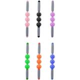  3 trong 1 Con lăn xốp Eva Foam Thư giãn cơ bắp Bộ cột Yoga, Chiều dài: 45cm (Răng sói xanh) 