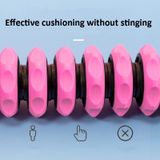  Wolf Tooth Stick Cầm tay Fascia Stick Chân Thư giãn cơ bắp Con lăn Yoga Vật dụng tập thể dục (Màu hồng) 