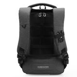  KINGSONS KS-3149 Laptop Backpack College Student Anti-Theft USB Shoulders Bag 15.6-inch (Dark Gray) 