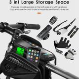  West Biking YP0707256 Vỏ cứng Xe đạp leo núi Gói bánh trước Thiết bị cưỡi (Đen) 