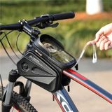  West Biking YP0707256 Vỏ cứng Xe đạp leo núi Gói bánh trước Thiết bị cưỡi (Đen) 
