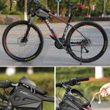  West Biking YP0707256 Vỏ cứng Xe đạp leo núi Gói bánh trước Thiết bị cưỡi (Đen) 