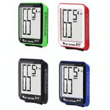  Biking West Mountain Road Bike Không dây Bảng nhân vật lớn Màn hình lớn Không thấm nước Đèn tốc độ tốc độ ánh sáng (Xanh lục) 