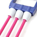  2 chiếc ba ống TPE Tường ròng rọc Dây đàn hồi Thiết bị tập thể dục tại nhà cho phụ nữ và trẻ em, giao hàng màu sắc ngẫu nhiên 