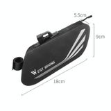  West Biking YP0707219 Xe đạp di động Túi đuôi phản quang Túi yên ngựa Túi cứng Vỏ ghế Túi đựng đồ chơi (Đen) 
