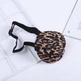  Mặt nạ mắt rồng một mắt 5 chiếc một mắt trẻ em rãnh amblyopia strabismus Full Cover Mặt nạ mắt đơn (Leopard) 