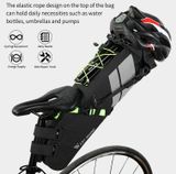  Túi xe đạp West Biking 10L West đầy đủ không thấm nước Túi đuôi phản quang Công suất đường dài Túi ghế sau 
