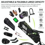  Túi xe đạp West Biking 10L West đầy đủ không thấm nước Túi đuôi phản quang Công suất đường dài Túi ghế sau 