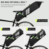  Túi xe đạp West Biking 10L West đầy đủ không thấm nước Túi đuôi phản quang Công suất đường dài Túi ghế sau 