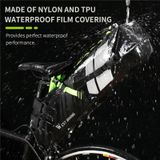  Túi xe đạp West Biking 10L West đầy đủ không thấm nước Túi đuôi phản quang Công suất đường dài Túi ghế sau 