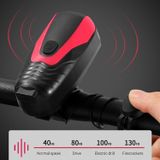  West Biking Xe đạp Light Cưỡi Loa Đèn USB Mountain Bike Glare Xe phía trước (Đen) 