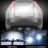  West Biking Xe đạp Light Cưỡi Loa Đèn USB Mountain Bike Glare Xe phía trước (Đen) 