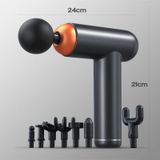  Cơ bắp thư giãn Thiết bị tập thể dục Massage Gun fascia, Màu sắc: Mô hình chuyên nghiệp (Đen) 