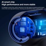  Cơ bắp thư giãn Thiết bị tập thể dục mát xa Fascia Gun, Màu sắc: Mô hình lưu trữ (Đen) 