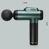  Cơ bắp thư giãn Thiết bị thể dục mát xa Fascia Gun, Màu sắc: Nâng cấp hàng đầu (6 bánh răng màu xám) 