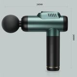  Cơ bắp thư giãn Thiết bị thể dục mát xa Fascia Gun, Màu sắc: Nâng cấp hàng đầu (6 bánh răng màu xanh lá cây) 