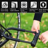  West Biking Xe đạp Khóa Xe máy Xe điện Chống trộm Khóa, Đặc điểm kỹ thuật: Khóa hình chữ U dài 