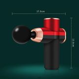  12V Mini Fascia Gun Điện Massage Súng Massage (Đen Xanh) 