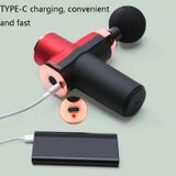  12V Mini Fascia Gun Điện Massage Súng Massage (Đen Xanh) 