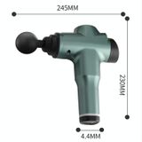  Cơ bắp thư giãn Thiết bị thể dục di động Massage Fascia Gun, Đặc điểm kỹ thuật: 6206 6 Gears Black (UK Plug) 