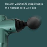  Cơ bắp thư giãn Thiết bị thể dục di động Massage Gun fascia, Đặc điểm kỹ thuật: 6212 12 bánh răng Đen (AU Plug) 